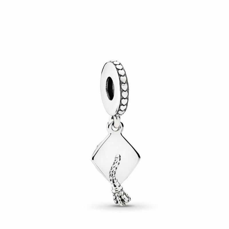 Pandora Australia Graduation Dangle Charm - Sterling Silver | JQNLHF143